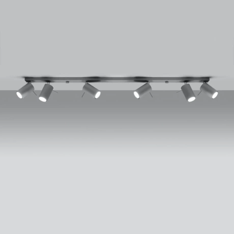 Plafonieră RING 6L gri