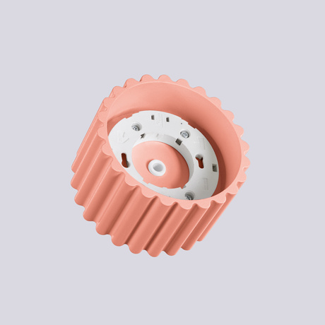 Plafonieră AURA 1 piersică Gx53