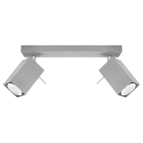 Plafonieră MERIDA 2 gri