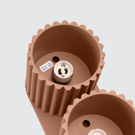 Plafonieră AURA 2 mocha GU10