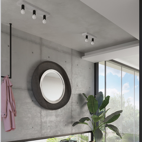 Plafonieră TAVO 3 + 3x bec LED E27 3000K 7W 760lm