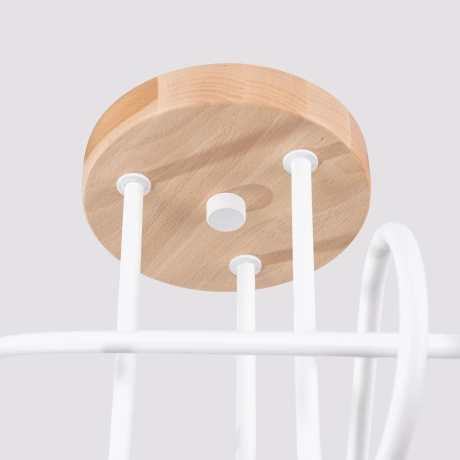 Candelabru EMBER 3 alb