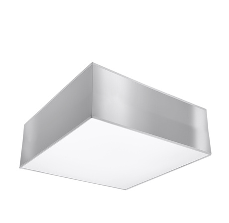 Plafonieră HORUS 25 GREY + 1x bec LED E27 4000K Cold 7.5W 650lm