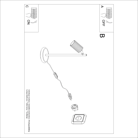 Lampă de masă KARBON taupe