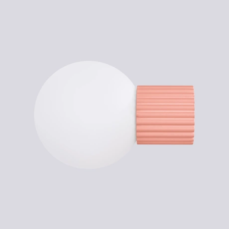 Aplica de perete HALO piersic IP44