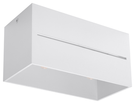 Plafonieră LOBO MAXI alb + 2x bec LED G9 3000K cald 4.5W 510lm