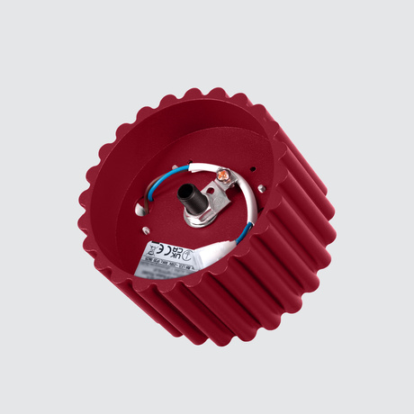 Plafonieră AURA 1 burgundy Gx53