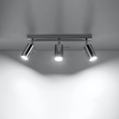 Plafonieră RING 3 crom