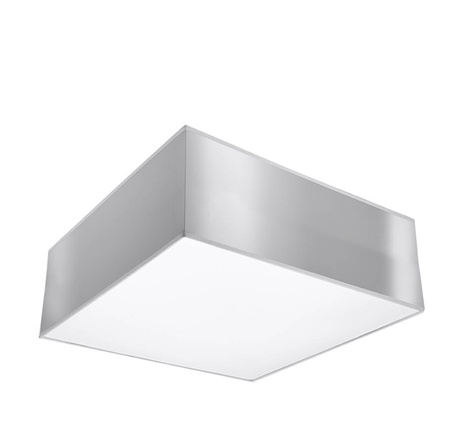 Plafonieră HORUS 25 GREY + 1x bec LED E27 3000K Warm 7.5W 620lm