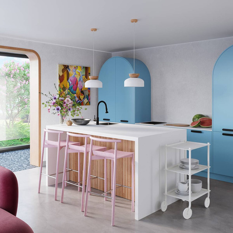 MARION lampă suspendată alb + 1x bec LED E27 4000K rece 7,5W 690lm