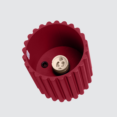 Plafonieră AURA 1 burgundy GU10