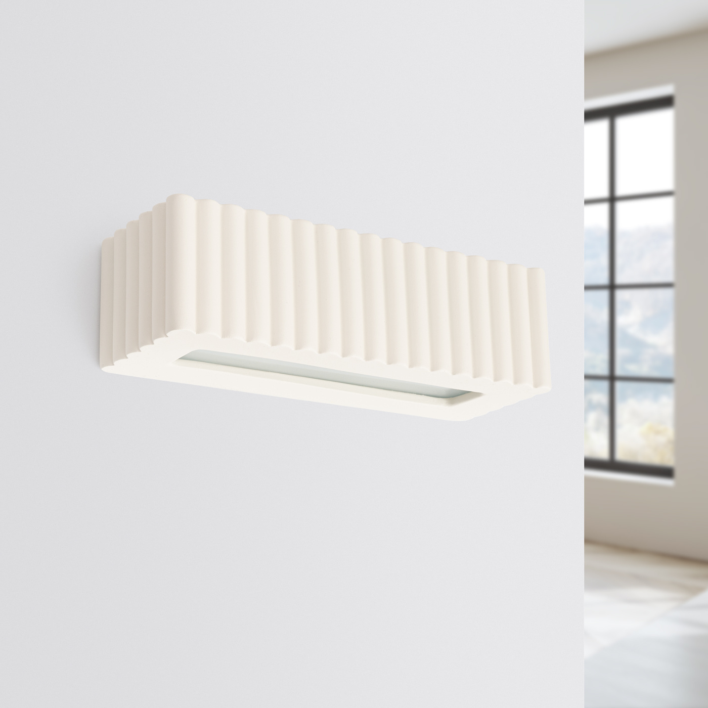 Lampă de perete ceramică RIGATA bej