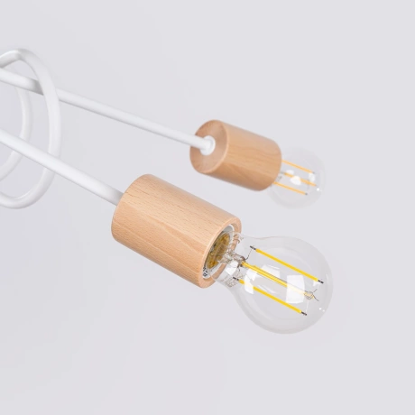 Candelabru EMBER 5 alb