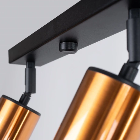 Plafonieră WINX 4L negru/cooper