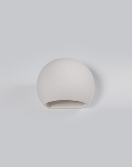 Aplică ceramică GLOBE alb + 1x bec LED E27 3000K cald 7.5W 620lm