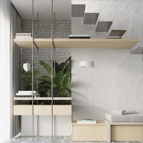 Aplică ceramică VIXEN alb + 1x bec LED G9 4000K Cold 4.5W 530lm