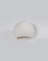 Aplică ceramică GLOBE alb + 1x bec LED E27 3000K cald 7.5W 620lm