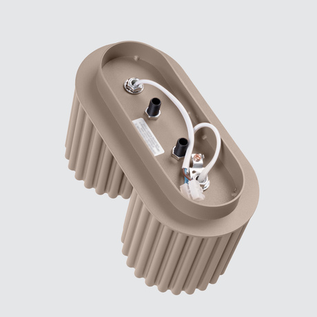 Plafonieră AURA 2 taupe GU10