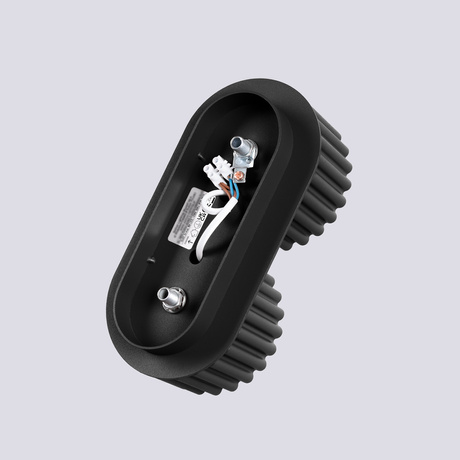 Plafonieră AURA 2 negru Gx53