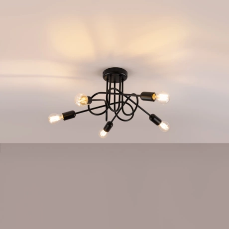 Candelabru LOOP 5 negru