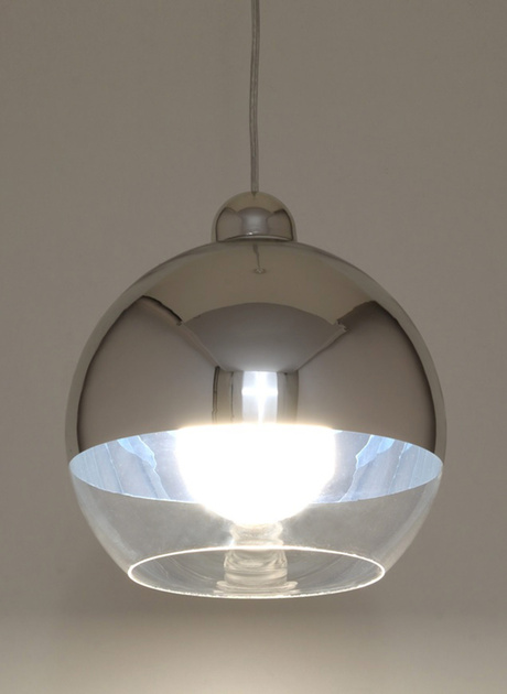 COSMO 25 lampă suspendată crom + 1x bec LED E27 3000K Warm 7,5W 620lm