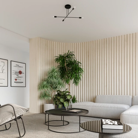 Candelabru NORAH 3 negru