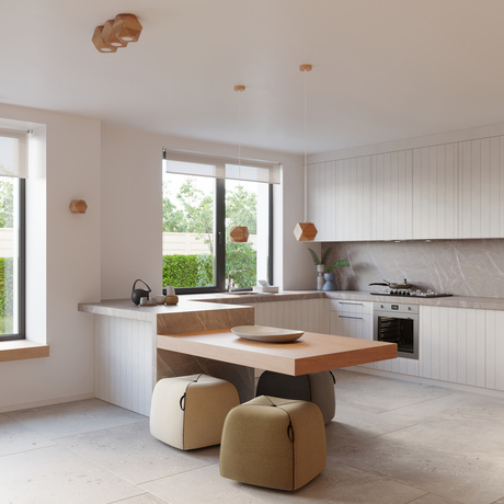 WOODY lampă suspendată din lemn natural + 1x bec LED GU-10 4000K rece 7W 630lm