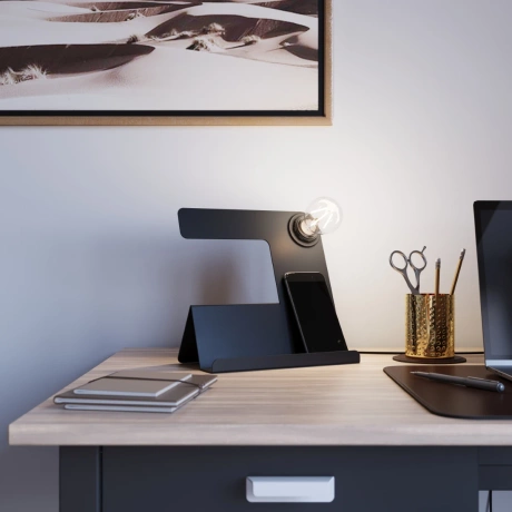 Lampă suspendată TULIP negru