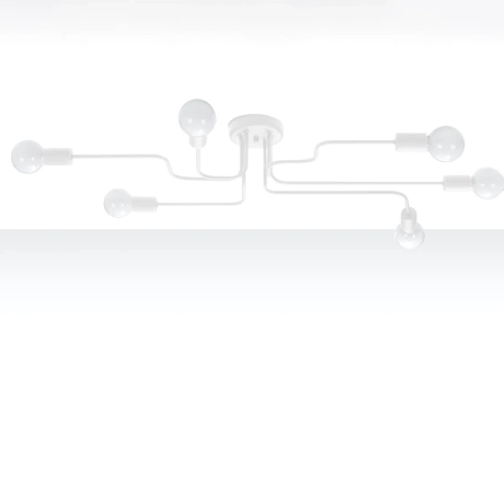 Candelabru VECTOR 6 alb