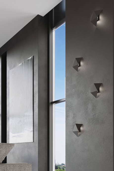 SOLIDO lampă de perete negru + 1x bec LED G9 3000K cald 4.5W 510lm