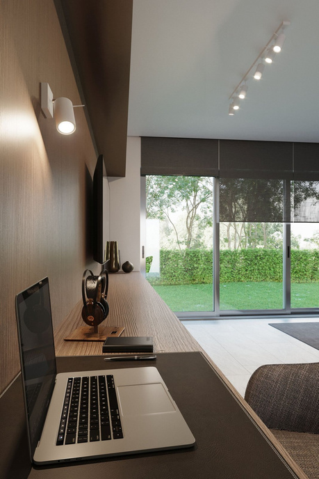 Plafonieră RING 2 alb + 2x bec LED GU-10 4000K rece 7W 630lm