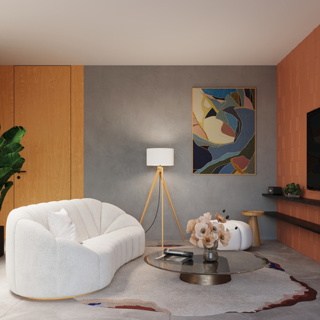 Lampă de podea NATT alb