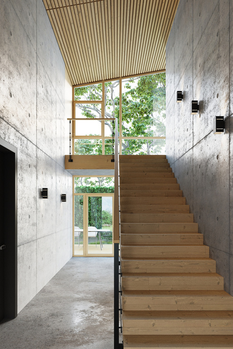 BLOCCO lampă de perete negru + 1x bec LED G9 4000K rece 4,5W 530lm