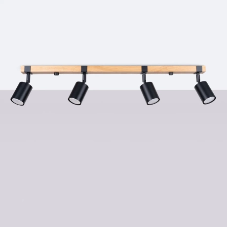 Plafonieră FAGER 4L negru