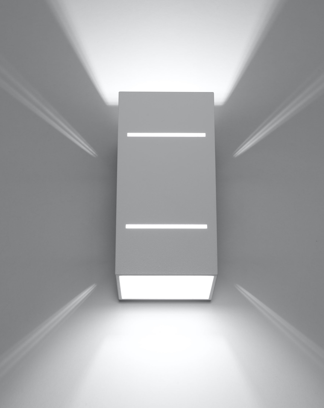 BLOCCO lampă de perete alb + 1x bec LED G9 4000K rece 4.5W 530lm