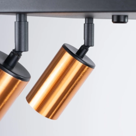 Plafonieră WINX 4 negru/cooper