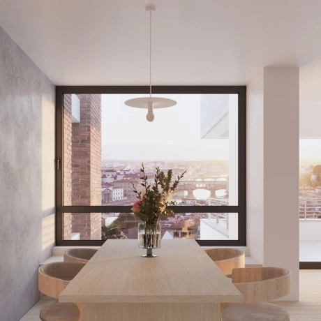 Lampă suspendată FLAVIO alb