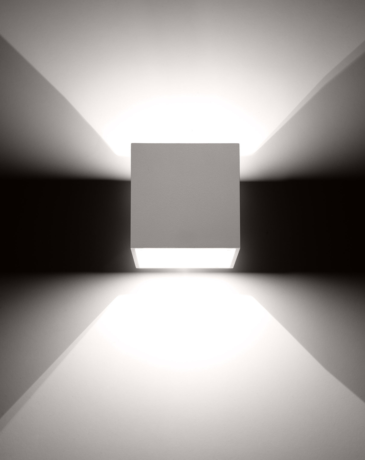 Lampă de perete QUAD 1 alb + 1x bec LED G9 3000K cald 4,5W 510lm