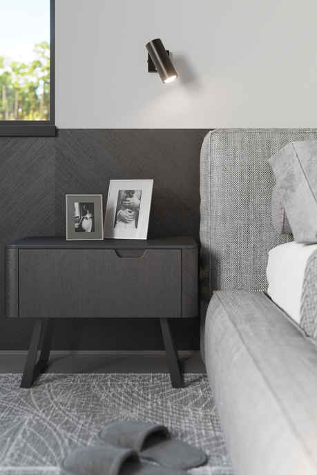 Plafonieră DIREZIONE 3 negru + 3x bec LED GU-10 3000K Warm 7W 620lm