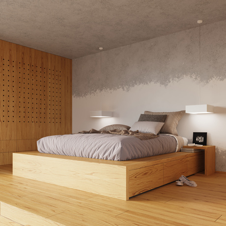 Plafonieră HORUS 25 WHITE + 1x bec LED E27 3000K Warm 7.5W 620lm