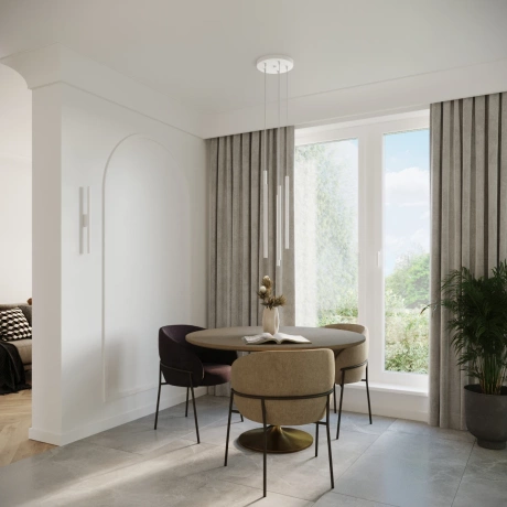 Lampă de perete PASTELO 2 alb