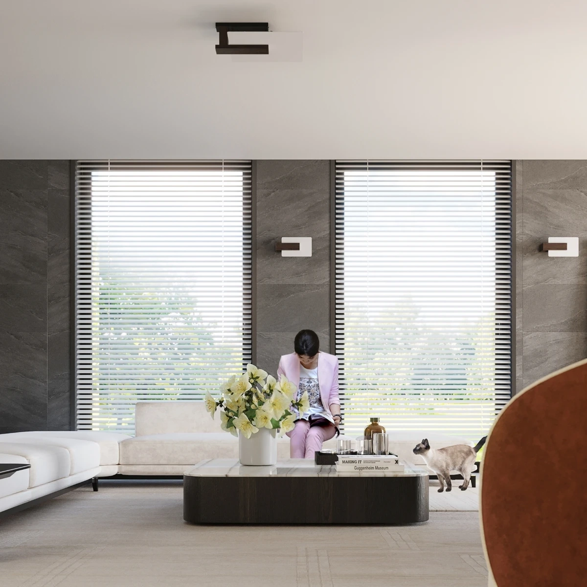 Plafonieră LAPPO wenge