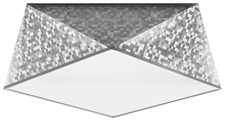 Plafonieră HEXA 35 CEKIN + 2x bec LED E27 3000K Warm 7.5W 620lm