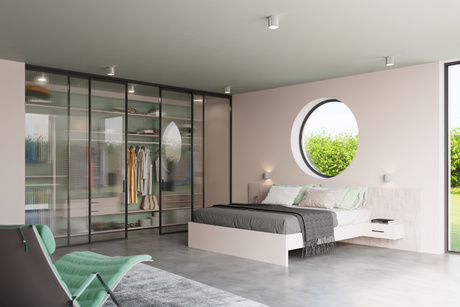 Plafonieră INEZ gri + 1x bec LED G9 4000K rece 4,5W 530lm