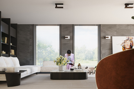 LAPPO lampă de perete wenge + 1x bec LED E14 4000K rece 7.5W 650lm