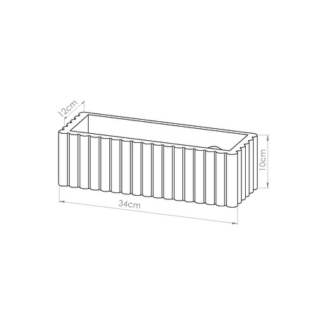 Lampă de perete ceramică RIGATA