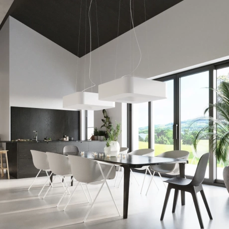 Candelabru URANO 80 alb