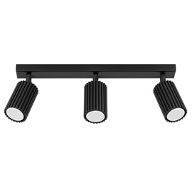 Plafonieră KARBON 3L negru