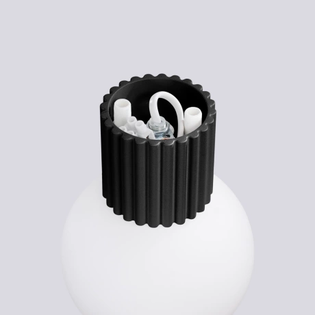 Aplica de perete HALO neagra IP44