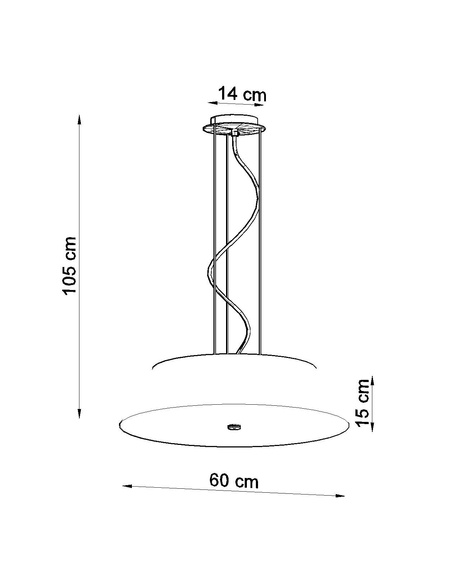 Candelabru VEGA 60 alb + 5x bec LED E27 3000K cald 7.5W 620lm